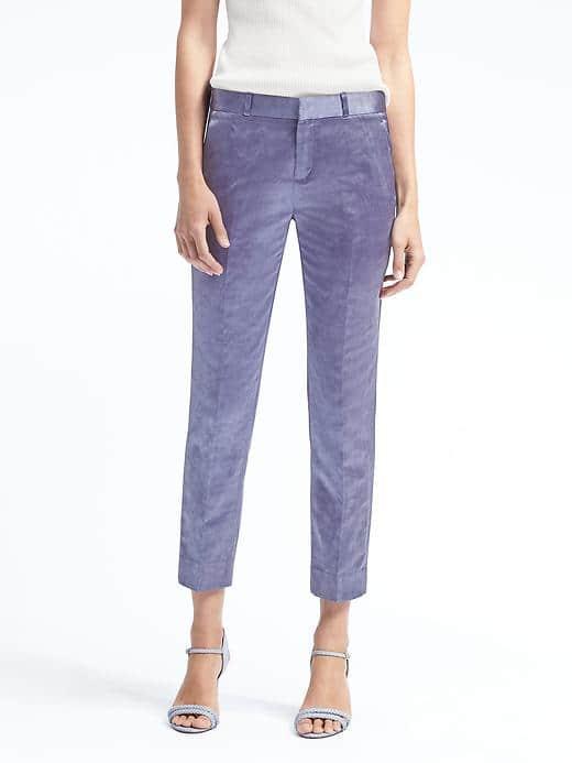 Banana Republic Heritage Avery Fit Pintuck Pants - Blue Nova