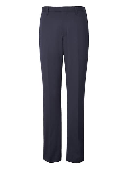 Banana Republic Mens Slim Solid Italian Wool Suit Pant Navy Size 40w