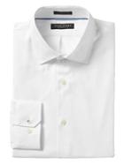 Banana Republic Mens Classic-fit Supima Cotton Textured Shirt White Size M