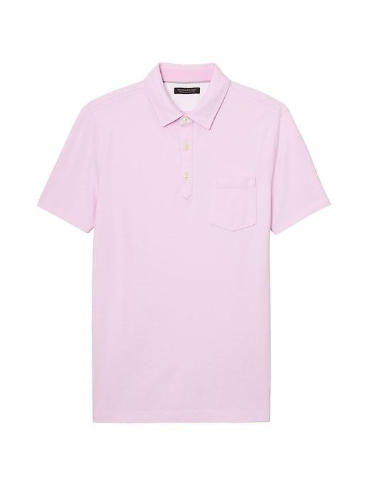 Banana Republic Mens Don';t-sweat-it Polo Shirt Iris Size L