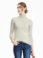 Banana Republic Womens Heritage Ribbed Turtleneck Size L - Cocoon