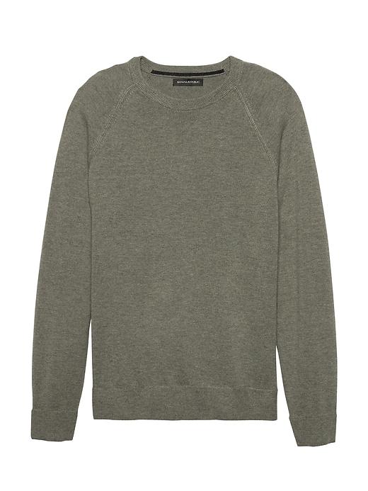 Banana Republic Mens Machine-washable Cashmere Blend Sweater New Moss Size Xxs