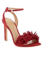 Banana Republic Honey Fringe Sandal Size 10 - Red