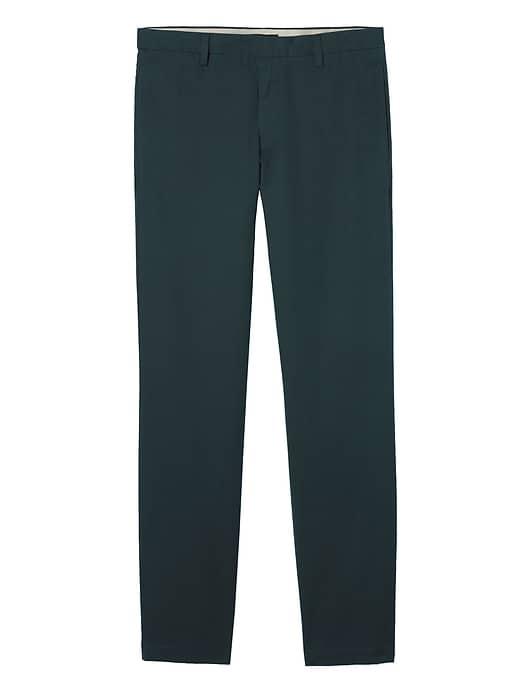 Banana Republic Mens Gavin Relaxed Straight Chino Pant Forest Green Size 38w