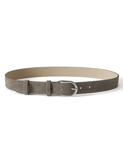 Banana Republic Suede Trouser Belt Size L - Gray