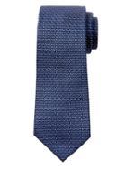 Banana Republic Mens Herringbone Dot Nanotex Tie Navy Size One Size