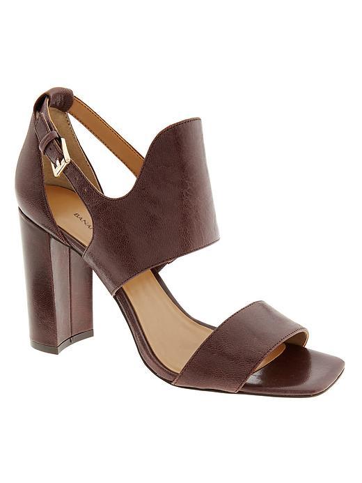 Banana Republic Blyss Heeled Sandal Size 10 - Aubergine