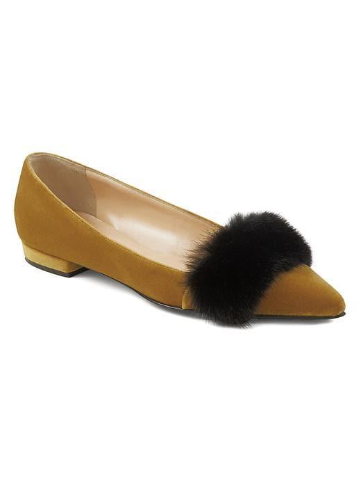 Banana Republic Womens Eugenia Kim   Babs Flat Citrine Size 38