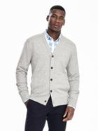 Banana Republic Mens Pima Cotton Cashmere Cardigan Size L Tall - Teak