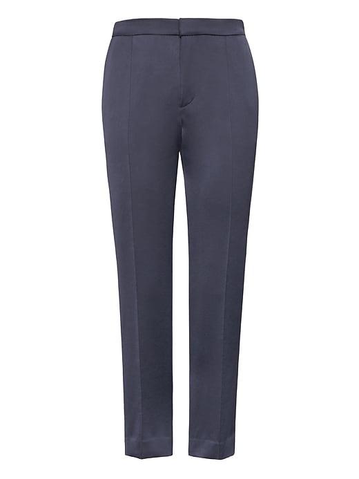 Banana Republic Womens Pintuck Easy Pant Navy Size 4