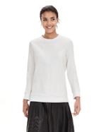 Banana Republic Womens Organza Sweatshirt Size L - Cocoon