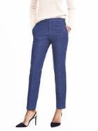 Banana Republic Womens Ryan Fit Rinsed Denim Pant - Rinse