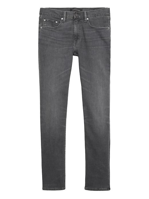 Banana Republic Mens Slim Rapid Movement Denim Gray Wash Jean Canyon Wash Size 31w
