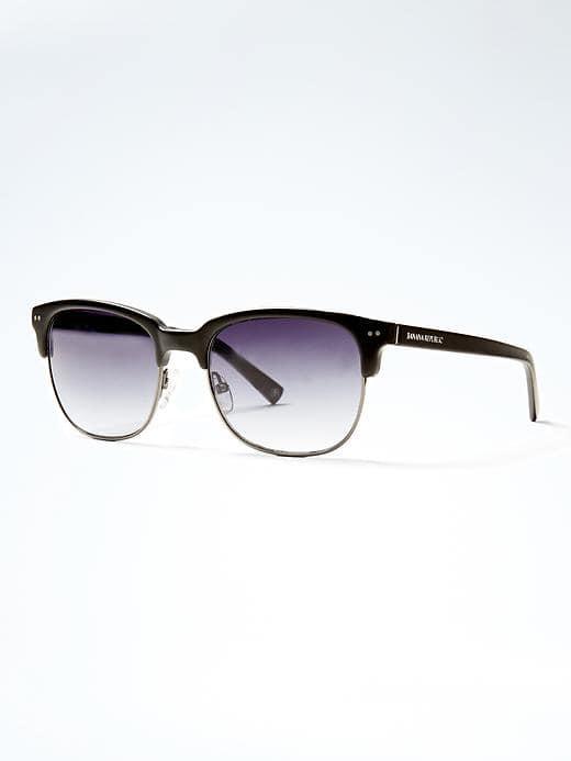 Banana Republic Mens Xavier Sunglasses - True Black