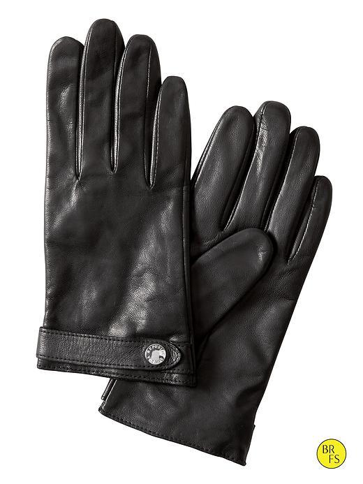 Banana Republic Factory Driving Gloves Size M/l - Black