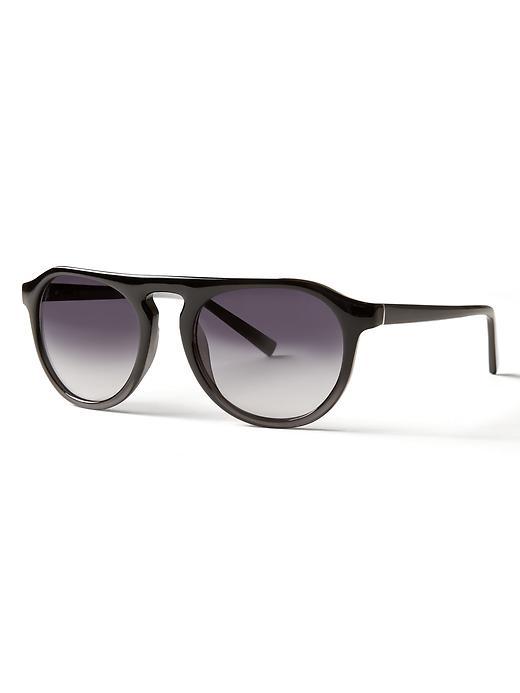 Banana Republic Mens Owen Sunglasses Size One Size - Black Smoke