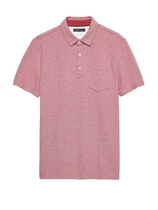 Banana Republic Mens Don';t-sweat-it Polo Shirt Burnt Rust Size L
