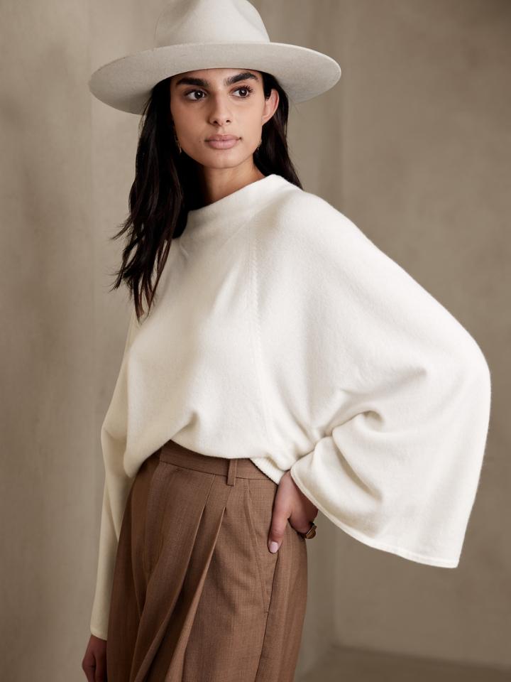 Serilla Cashmere Mock-neck Sweater