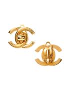 Banana Republic Mens Luxe Finds   Chanel Gold Pearl Turnlock Clip-on Earring Golden Hour Size One Size