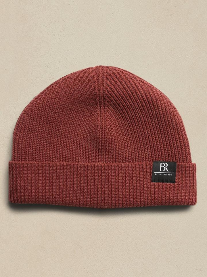 Ribbed Cotton Beanie