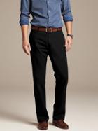 Banana Republic New Straight Gavin Chino Pants - Black