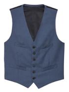 Banana Republic Mens Italian Wool Suit Vest Comet Blue Size 46