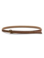 Banana Republic Italian Suede Double O Ring Belt Size M/l - Biscotti
