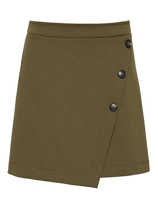 Banana Republic Wrap-front Mini Skirt