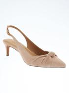 Banana Republic Knotted Slingback Heel - Pink Champagne