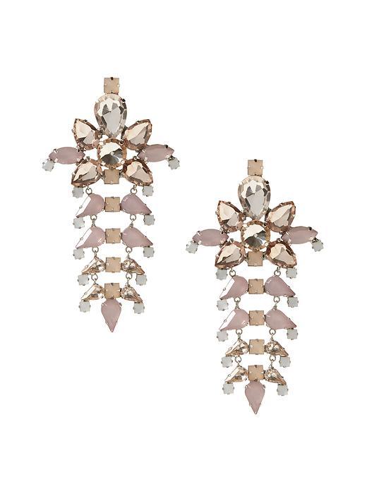 Banana Republic Mosaic Drop Earring Size One Size - Pink Multi
