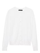 Banana Republic Womens Stretch-cotton Cardigan Sweater White Size L