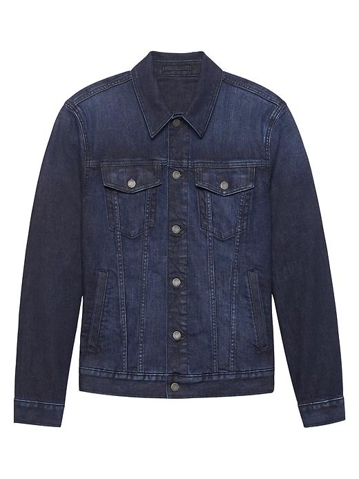 Banana Republic Mens Denim Jacket Dark Denim Size L