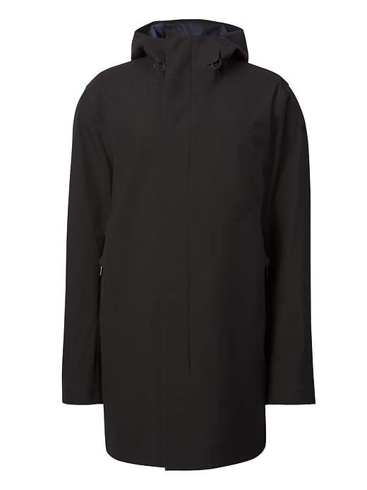Banana Republic Mens Waterproof Storm Jacket Black Size M