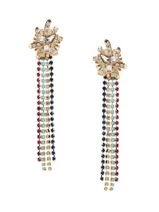 Banana Republic Fireworks Burst Dangle Earring Size One Size - Multi
