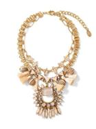 Banana Republic Womens Elizabeth Cole   Priscilla Necklace Gold Size One Size