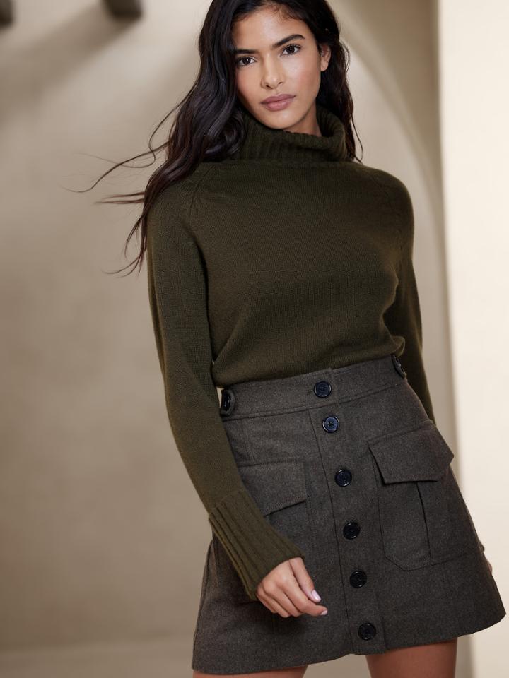 Br Archives Cashmere Turtleneck Sweater