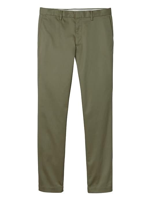Banana Republic Mens Aiden Slim Rapid Movement Chino Pant Olive Size 42w