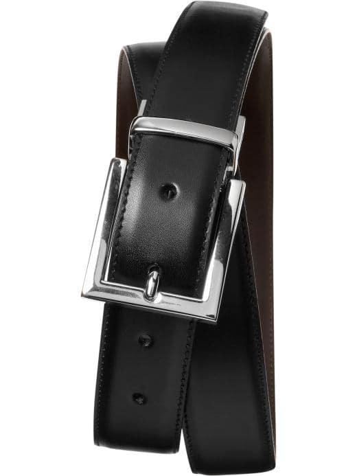 Banana Republic Mens Reversible Harness Belt Black/brown Size 34