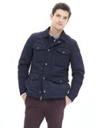 Banana Republic Mens Quilted Four Pocket Jacket Size Xl - Preppy Navy