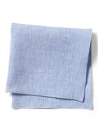 Banana Republic Mens Linen Pocket Square Periwinkle Size One Size