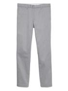 Banana Republic Mens Emerson Straight Heathered Rapid Movement Chino Pant Shark Gray Size 35w