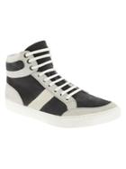 Banana Republic George White High Top Sneaker Size 10 - Black/gray