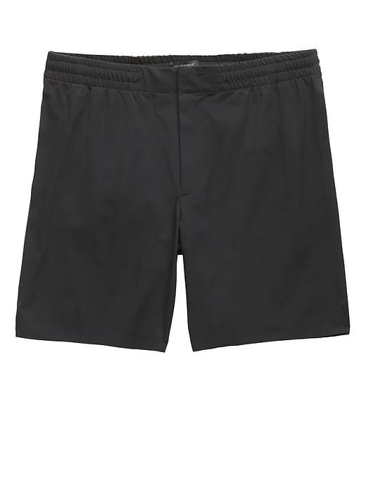 Banana Republic Mens 7 Expedition Aiden Slim Short Jet Black Size Xxl
