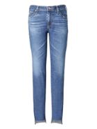 Banana Republic Womens Ag Jeans   Legging Ankle Jean With Step-hem 14 Years Blue Nile Size 28