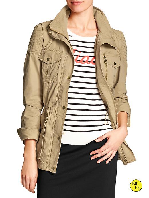 Banana Republic Womens Factory Field Jacket Size L - Khaki
