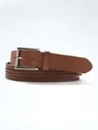 Banana Republic Stretch Leather Belt - Cognac