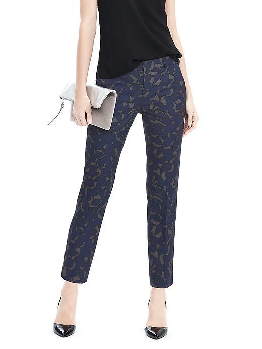 Banana Republic Avery Wool Blend Pant - Nouvelle Floral Warm