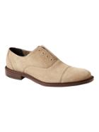 Banana Republic Mens Clyve Laceless Oxford Taupe Size 12