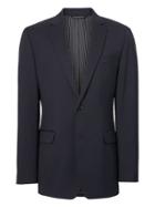 Banana Republic Mens Standard Solid Italian Wool Suit Jacket Navy Size 36