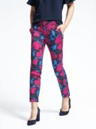 Banana Republic Womens Avery Fit Bold Floral Crop - Floral